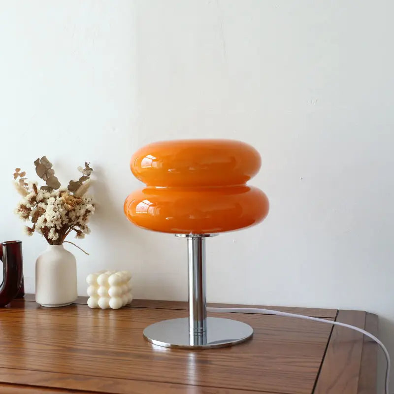 Bauhaus Tischlampe – Italienisches Retro Design | Moderne Glas Leuchte