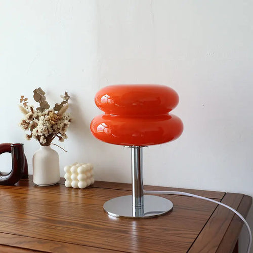 Bauhaus Tischlampe – Italienisches Retro Design | Moderne Glas Leuchte