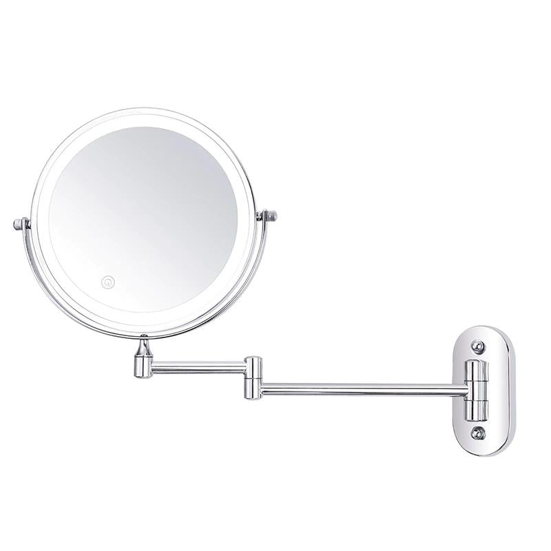 ChromGlanz Spiegel – Wiederaufladbares LED Design | Makeup & Badezimmer