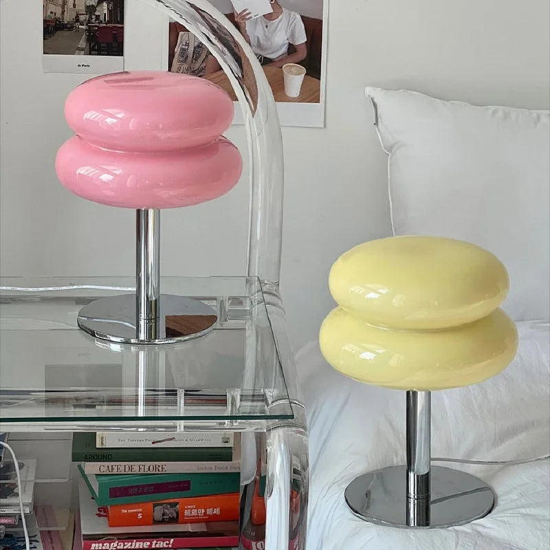 Bauhaus Tischlampe – Italienisches Retro Design | Moderne Glas Leuchte