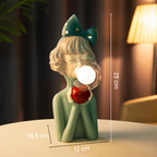 Figuren Tischlampe – Künstlerisches Mädchendesign | Dekorative Innenbeleuchtung