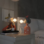 Figuren Tischlampe – Künstlerisches Mädchendesign | Dekorative Innenbeleuchtung