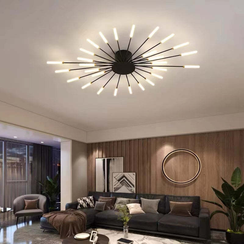 LED Feuerwerk Pendelleuchte – Kreatives Strahlen-Design | Elegante Innenräume