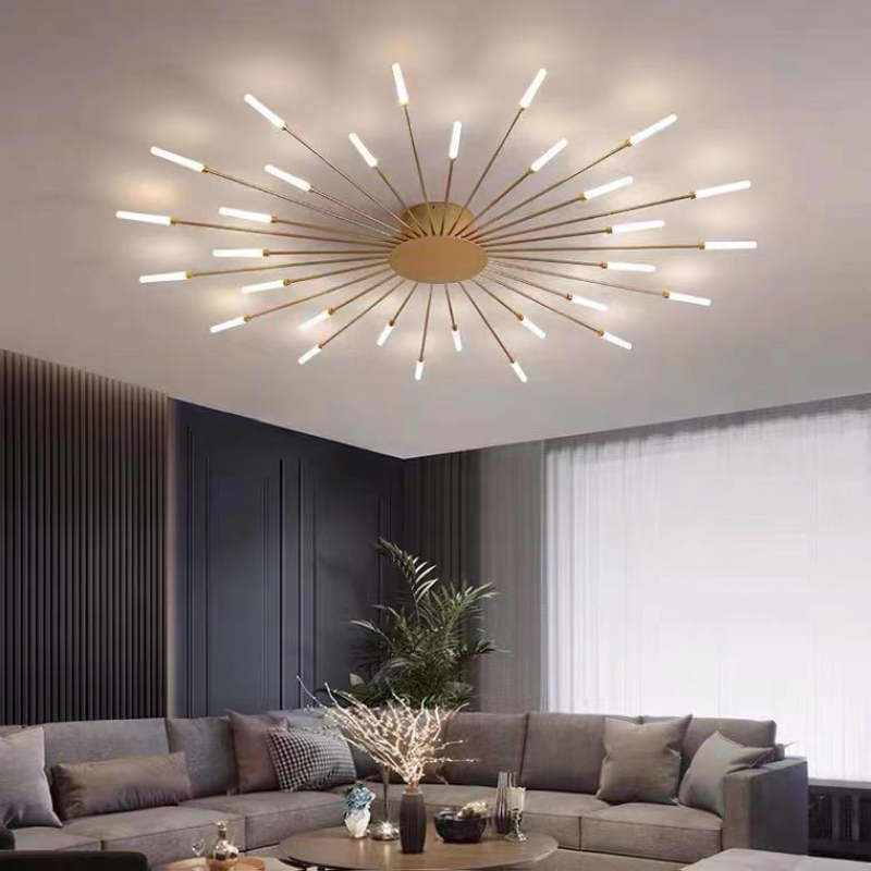 LED Feuerwerk Pendelleuchte – Kreatives Strahlen-Design | Elegante Innenräume