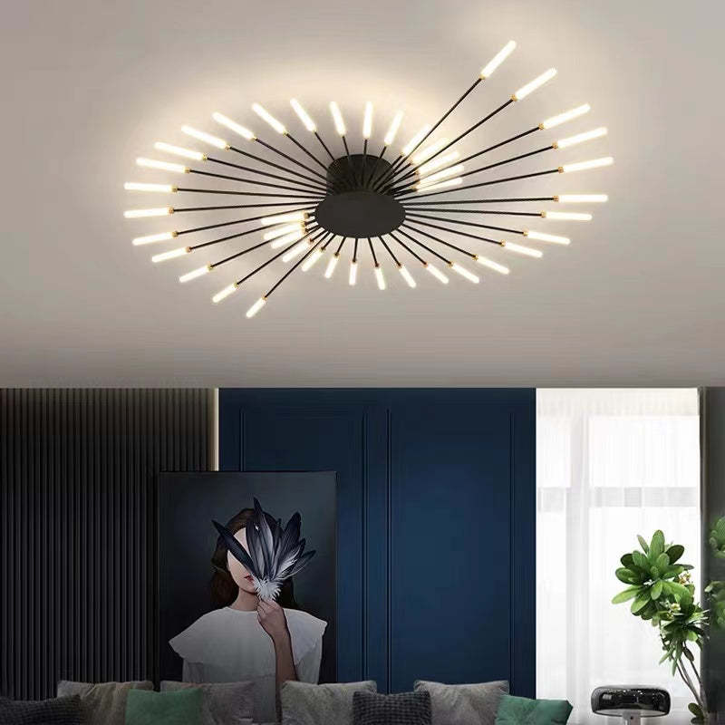 LED Feuerwerk Pendelleuchte – Kreatives Strahlen-Design | Elegante Innenräume
