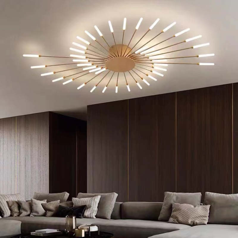 LED Feuerwerk Pendelleuchte – Kreatives Strahlen-Design | Elegante Innenräume