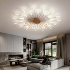 LED Feuerwerk Pendelleuchte – Kreatives Strahlen-Design | Elegante Innenräume