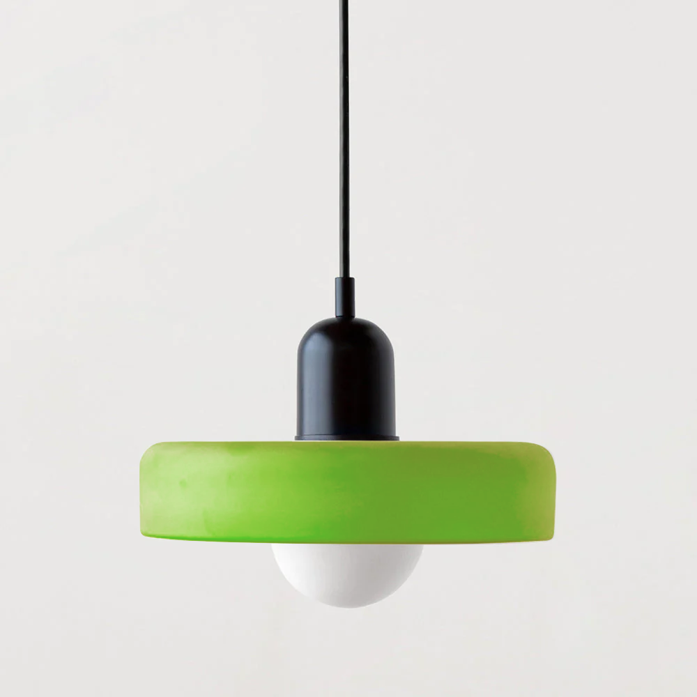 Bauhaus Pendelleuchte – Farbiges Glas Design | Moderne Deckenlampe