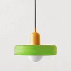 Bauhaus Pendelleuchte – Farbiges Glas Design | Moderne Deckenlampe