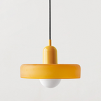 Bauhaus Pendelleuchte – Farbiges Glas Design | Moderne Deckenlampe