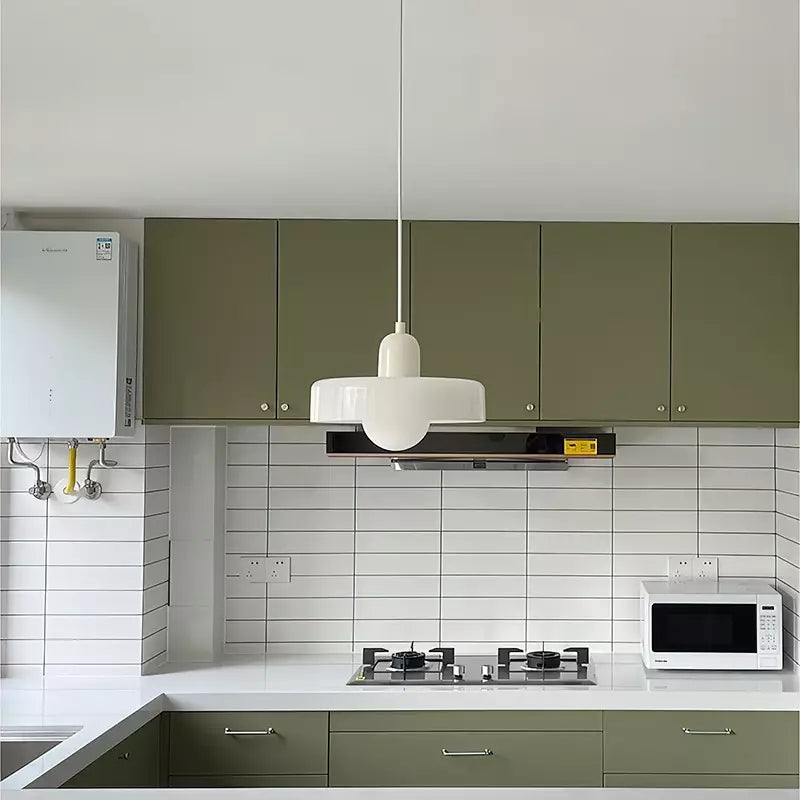Bauhaus Pendelleuchte – Farbiges Glas Design | Moderne Deckenlampe