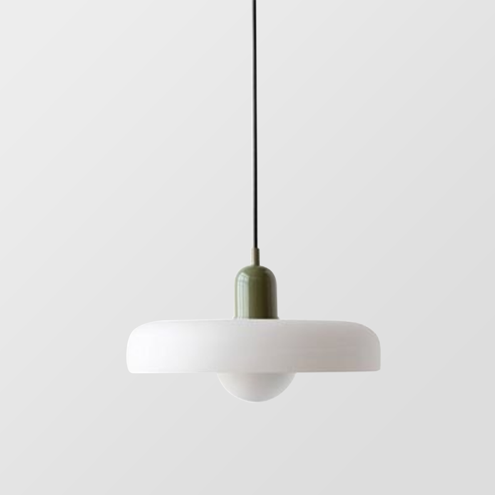 Bauhaus Pendelleuchte – Farbiges Glas Design | Moderne Deckenlampe