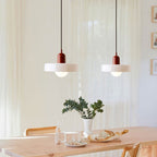 Bauhaus Pendelleuchte – Farbiges Glas Design | Moderne Deckenlampe