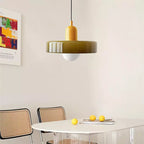 Bauhaus Pendelleuchte – Farbiges Glas Design | Moderne Deckenlampe