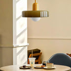 Bauhaus Pendelleuchte – Farbiges Glas Design | Moderne Deckenlampe