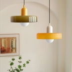 Bauhaus Pendelleuchte – Farbiges Glas Design | Moderne Deckenlampe