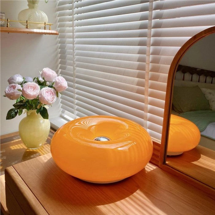 Bauhaus Donut Wandleuchte und Tischleuchte – Dimmbar LED Wandlampe aus Glas und Metall, Vielseitige Wandbeleuchtung für Gemütliche Atmosphäre 7