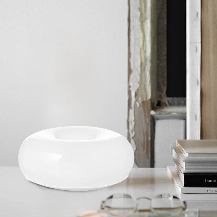 Bauhaus Donut Wandleuchte und Tischleuchte – Dimmbar LED Wandlampe aus Glas und Metall, Vielseitige Wandbeleuchtung für Gemütliche Atmosphäre 8