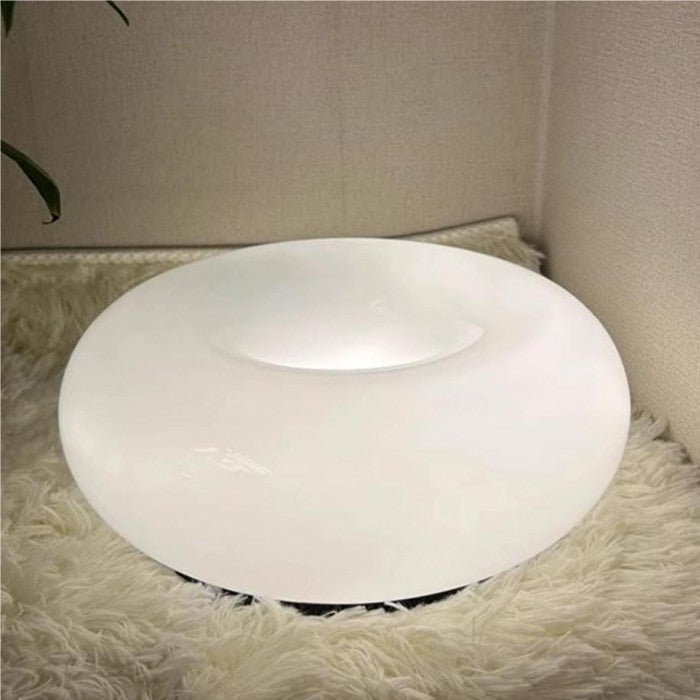 Bauhaus Donut Wandleuchte und Tischleuchte – Dimmbar LED Wandlampe aus Glas und Metall, Vielseitige Wandbeleuchtung für Gemütliche Atmosphäre 9