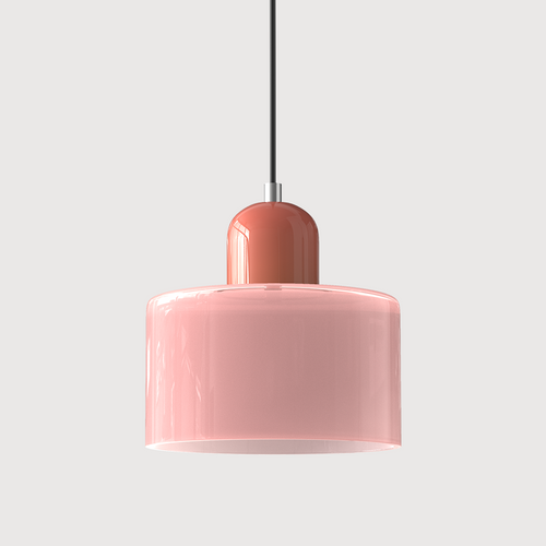 Bauhaus Inspirierte Pendelleuchte aus Glas für Esszimmer und Wohnräume – Elegante Hängeleuchte 0