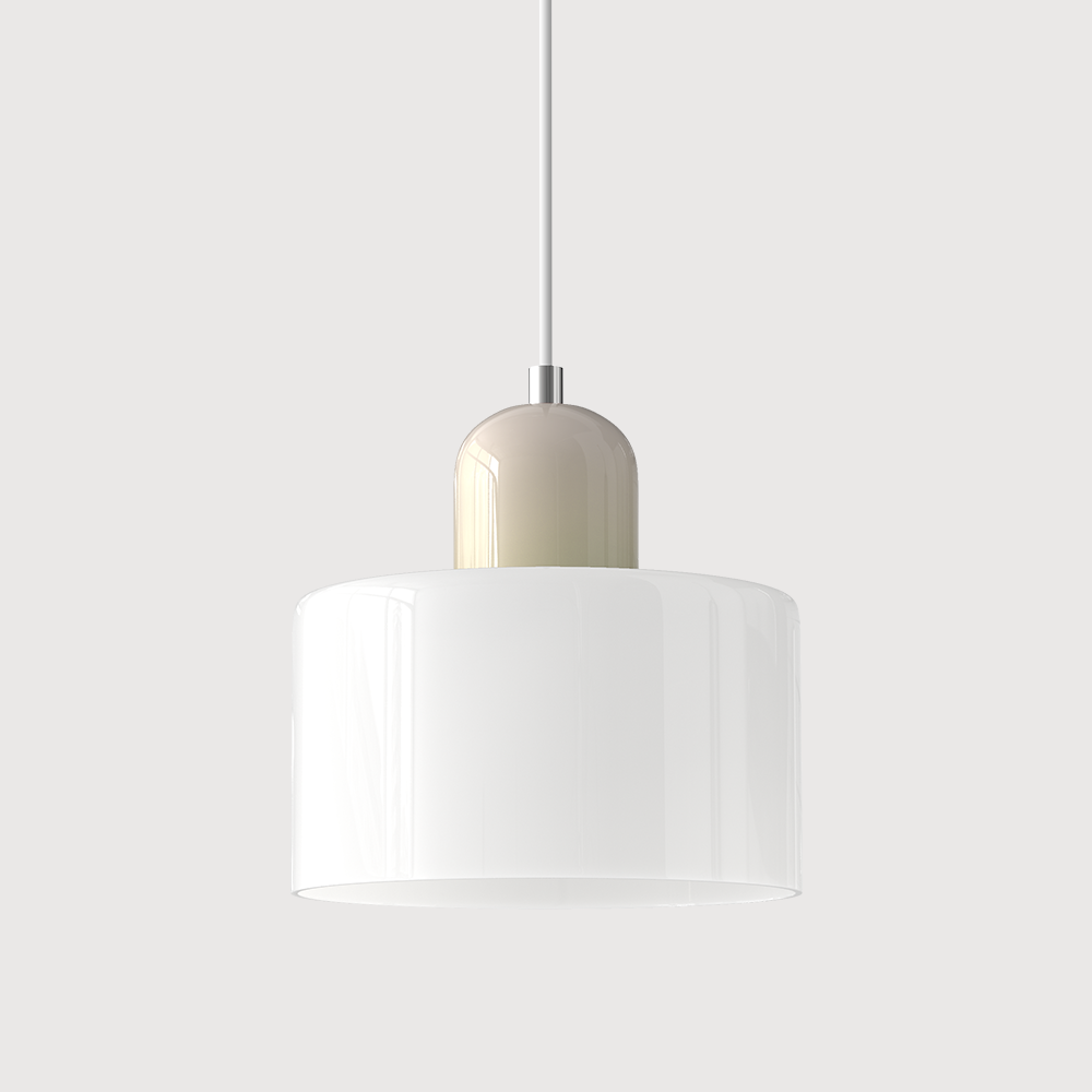 Bauhaus Inspirierte Pendelleuchte aus Glas für Esszimmer und Wohnräume – Elegante Hängeleuchte 14