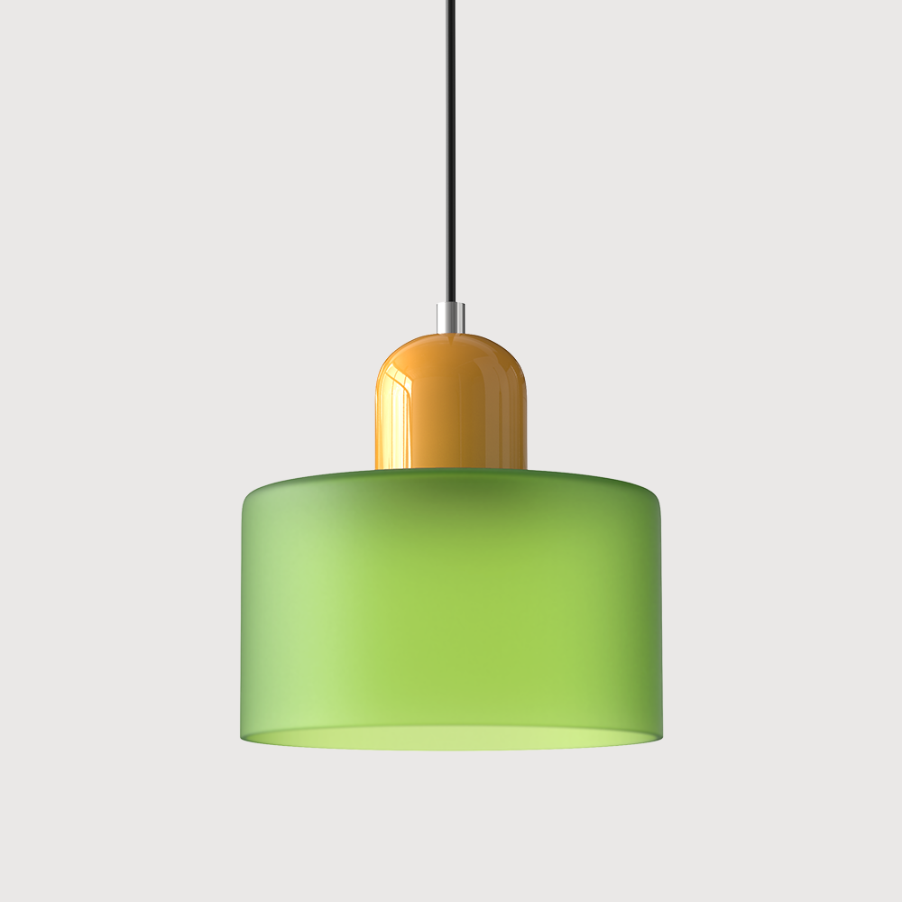 Bauhaus Inspirierte Pendelleuchte aus Glas für Esszimmer und Wohnräume – Elegante Hängeleuchte 15