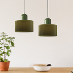 Bauhaus Inspirierte Pendelleuchte aus Glas für Esszimmer und Wohnräume – Elegante Hängeleuchte 2