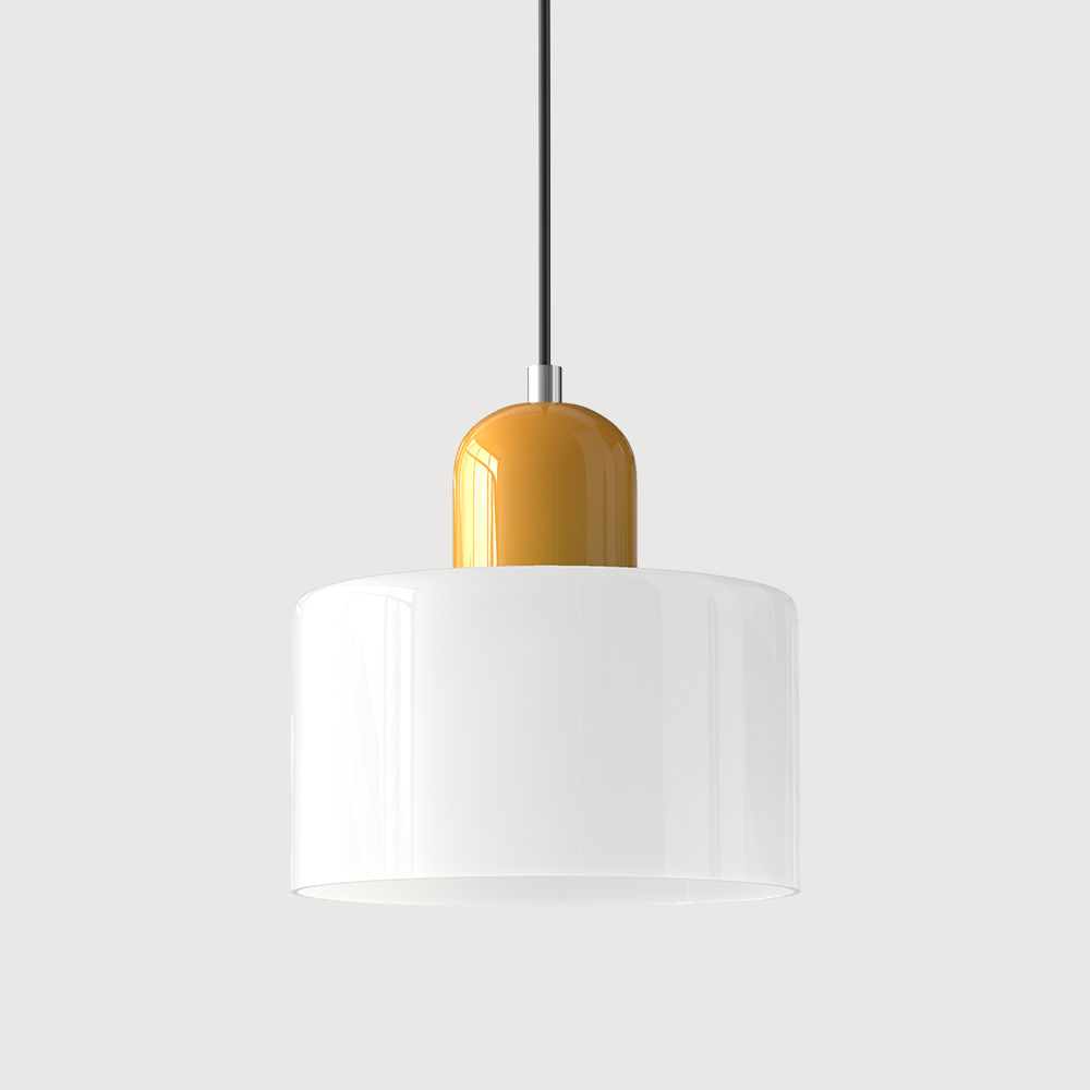 Bauhaus Inspirierte Pendelleuchte aus Glas für Esszimmer und Wohnräume – Elegante Hängeleuchte 22