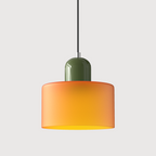 Bauhaus Inspirierte Pendelleuchte aus Glas für Esszimmer und Wohnräume – Elegante Hängeleuchte 24
