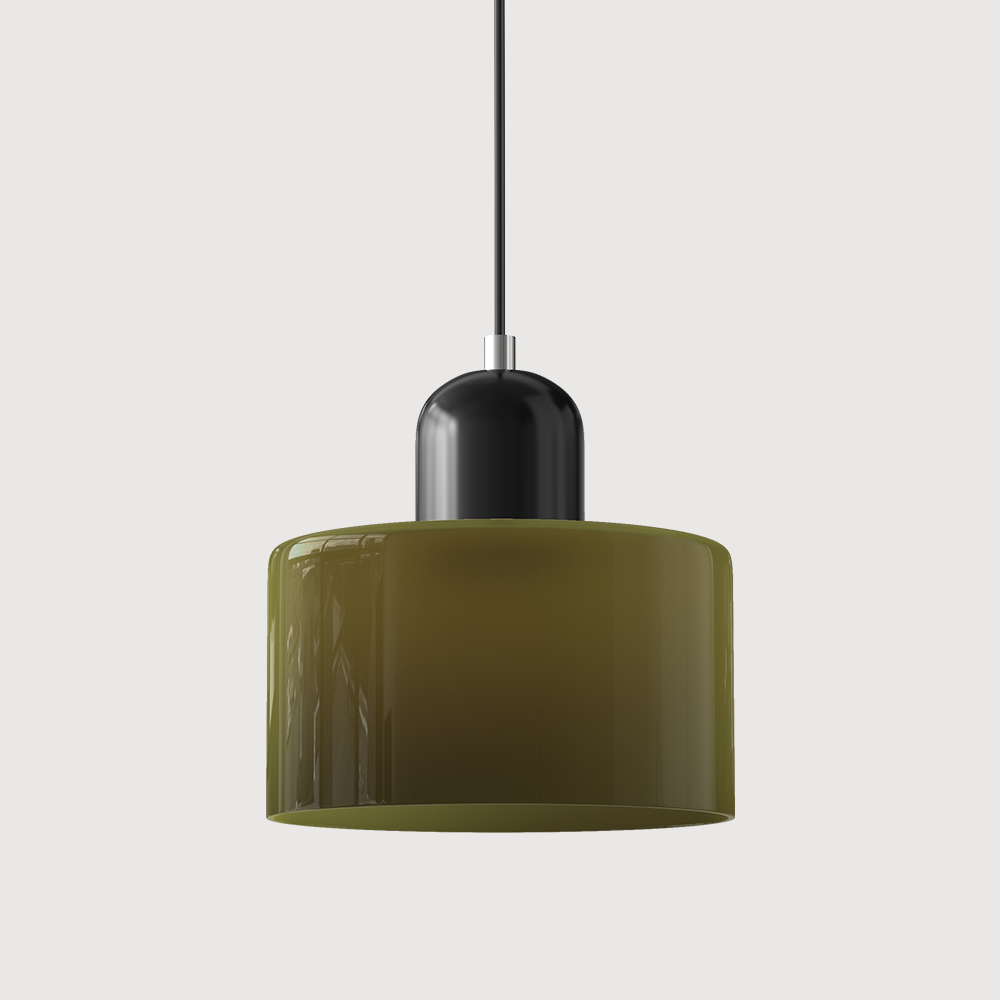 Bauhaus Inspirierte Pendelleuchte aus Glas für Esszimmer und Wohnräume – Elegante Hängeleuchte 26