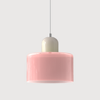 Bauhaus Inspirierte Pendelleuchte aus Glas für Esszimmer und Wohnräume – Elegante Hängeleuchte 34