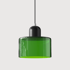 Bauhaus Inspirierte Pendelleuchte aus Glas für Esszimmer und Wohnräume – Elegante Hängeleuchte 40