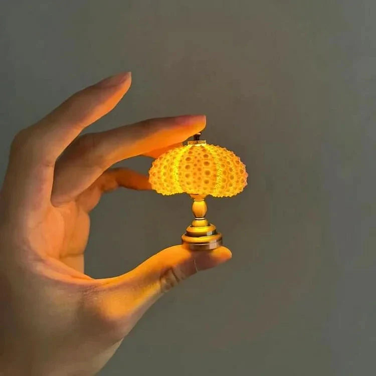 DIY Seeigel Nachtlicht für Kinder – Kreatives Bastelprojekt für individuelles Nachtlicht in Vintage-Stil, stimmungsvolles Atmosphärenlicht 2