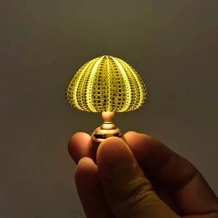 DIY Seeigel Nachtlicht für Kinder – Kreatives Bastelprojekt für individuelles Nachtlicht in Vintage-Stil, stimmungsvolles Atmosphärenlicht 3