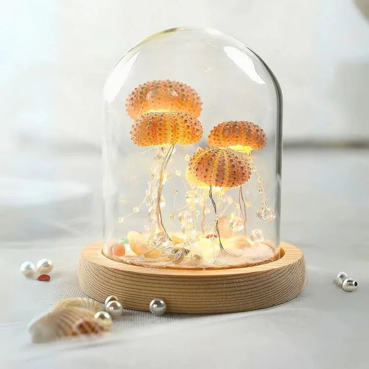 DIY Seeigel Nachtlicht für Kinder – Kreatives Bastelprojekt für individuelles Nachtlicht in Vintage-Stil, stimmungsvolles Atmosphärenlicht 8