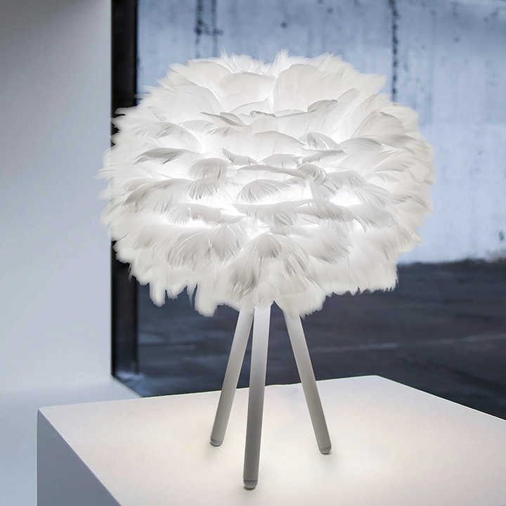 Dimmbare Tischleuchte mit Luxusfedern – Elegante Tischlampe für Schreibtisch und Wohnraum, Modernes Design und Dimmfunktion 3