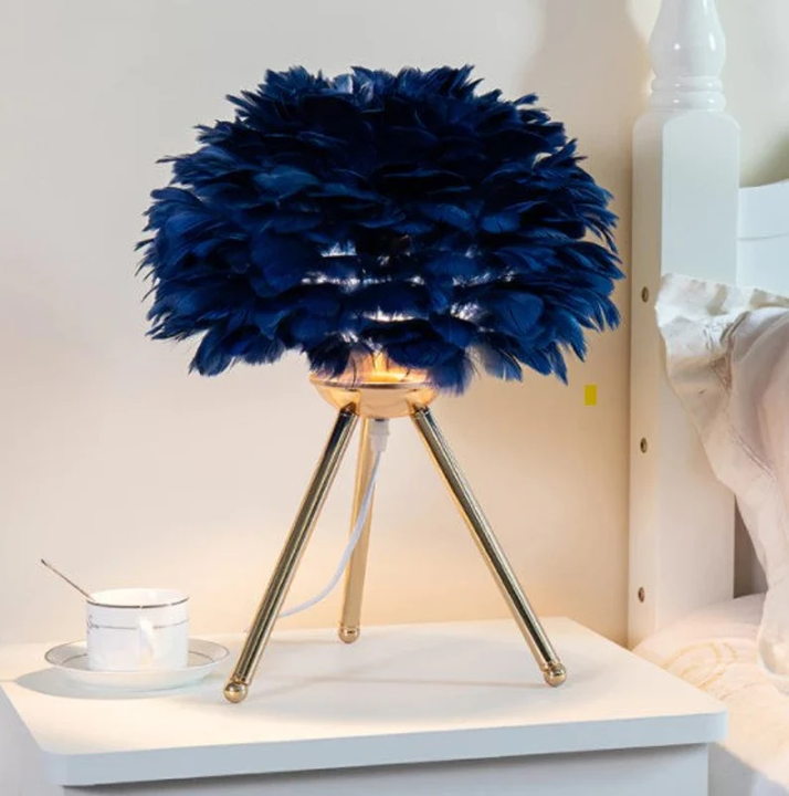 Dimmbare Tischleuchte mit Luxusfedern – Elegante Tischlampe für Schreibtisch und Wohnraum, Modernes Design und Dimmfunktion 5
