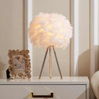 Dimmbare Tischleuchte mit Luxusfedern – Elegante Tischlampe für Schreibtisch und Wohnraum, Modernes Design und Dimmfunktion 6