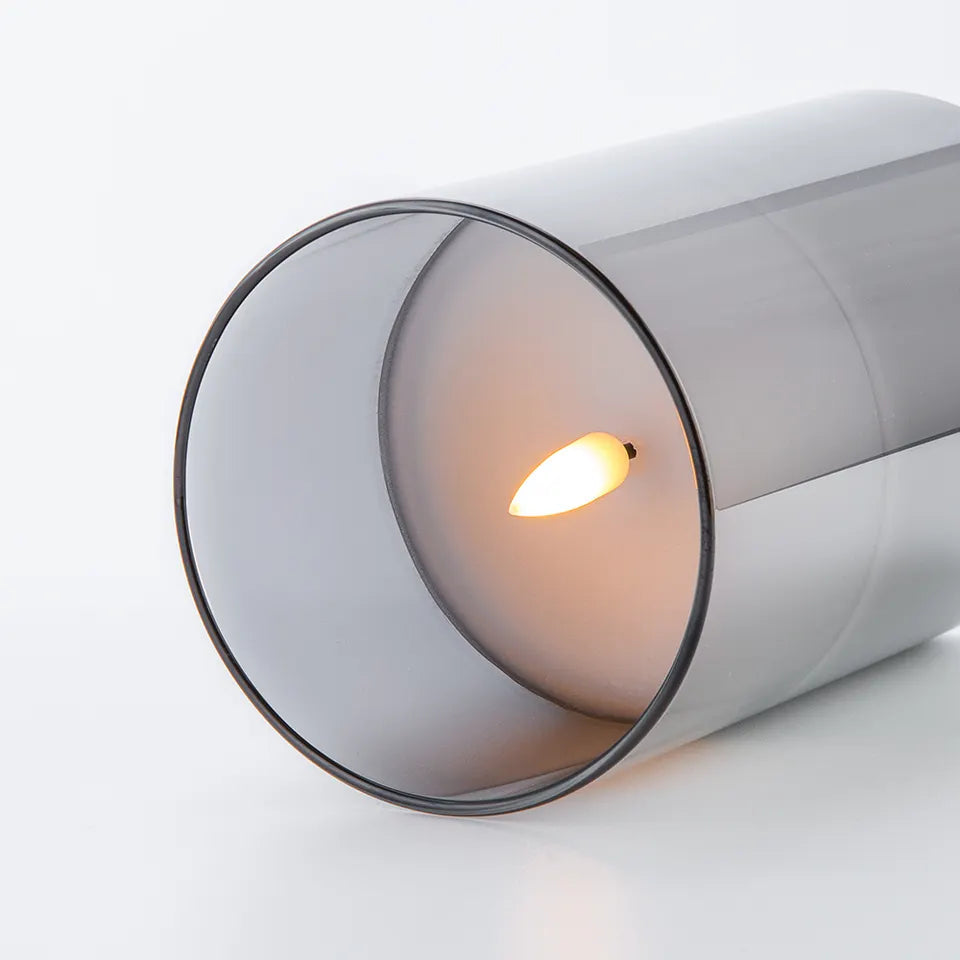 Dreier-Set Wachskerzen im Glas mit Realistischem Flammeneffekt – Warmweißes Licht für Gemütliche Atmosphäre 6