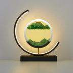 Dynamische LED Tischlampe Mit Treibsand Design – Entspannende Tischleuchte Für Zuhause 0