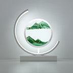 Dynamische LED Tischlampe Mit Treibsand Design – Entspannende Tischleuchte Für Zuhause 11