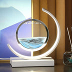 Dynamische LED Tischlampe Mit Treibsand Design – Entspannende Tischleuchte Für Zuhause 4