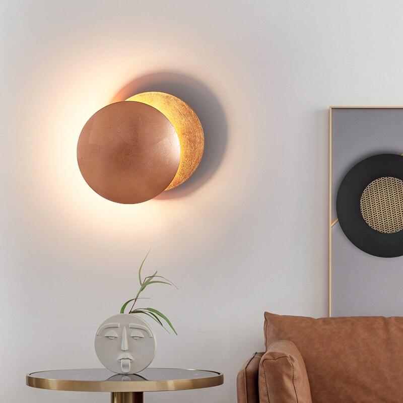 Sonnenfinsternis Wandleuchte – LED Wandlampe im Eclipse Design | Moderne Innenbeleuchtung