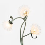 Elegante Calla Blumen Stehleuchte mit Fußschalter – Moderne Stehlampe für Wohnräume, 170 cm hoch, E26/E27 Sockel, Metall und Kieselgel 7