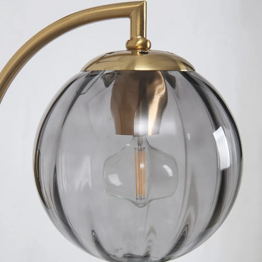 Elegante LED-Wandleuchte im Glaskandelaber-Design – Dimmbar, 30x14cm, Metall/Glas für Wohnzimmer und Schlafzimmer 3