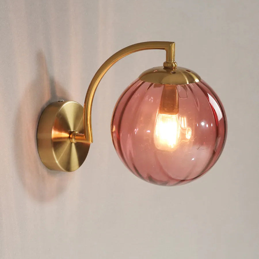 Elegante LED-Wandleuchte im Glaskandelaber-Design – Dimmbar, 30x14cm, Metall/Glas für Wohnzimmer und Schlafzimmer 9