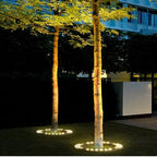 Elegante LED Außenstrahler für Bäume – Warmweißes Licht, Aluminium und Glas, Ideal für Garten und Terrasse, Verschiedene Größen verfügbar 3