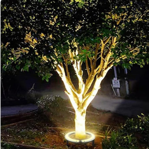 Elegante LED Außenstrahler für Bäume – Warmweißes Licht, Aluminium und Glas, Ideal für Garten und Terrasse, Verschiedene Größen verfügbar 4