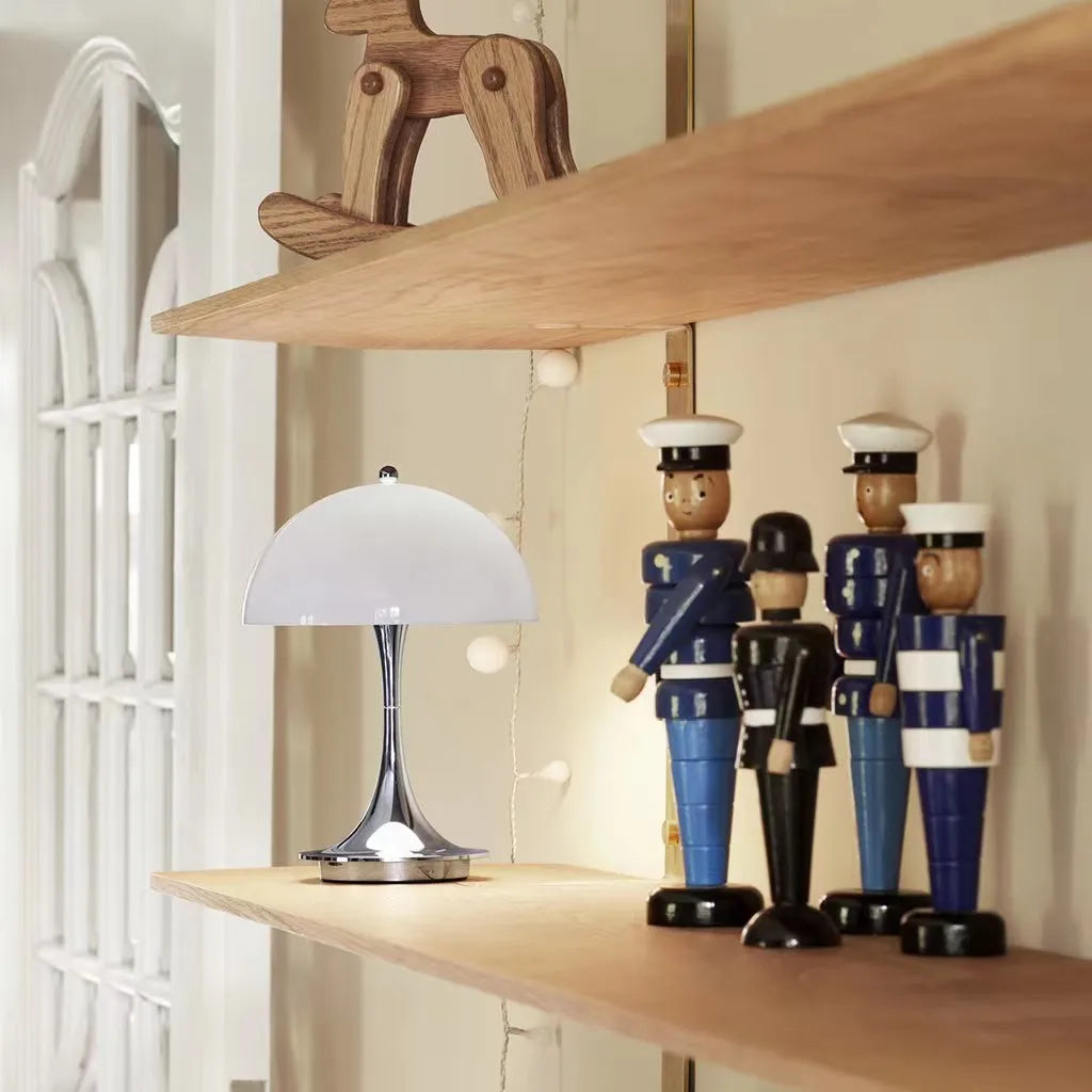 Elegante Nachttischlampe Mit Dimmer – Kabellose Tischlampe Für Schreibtisch Und Wohnzimmer 7
