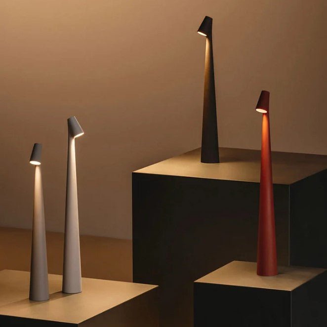 Elegante Tragbare Tischleuchte – Kabelos für Schreibtisch, Esszimmer & Wohnzimmer, Flexibel Einstellbare Lichtstärken 1